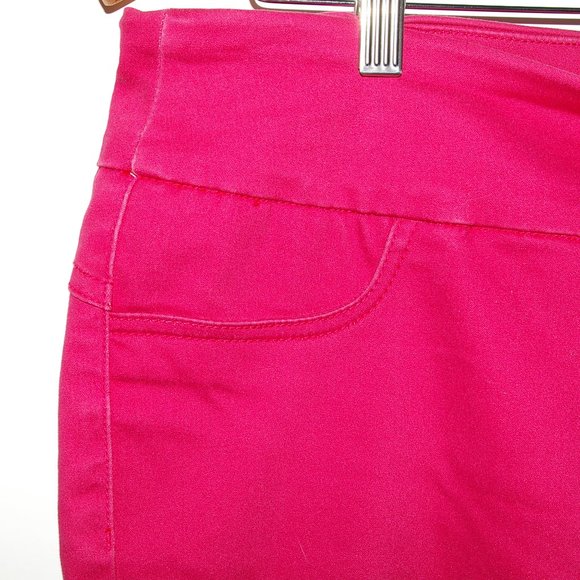 Suko Jeans Bright Pink tapered fit pants Pull On - Picture 3 of 7
